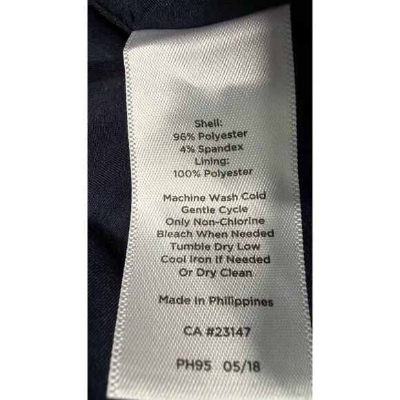 Talbots Paisley Pencil Skirt Blue Purple Knee Length Lined Women’s Size 14 EUC - Picture 6 of 6